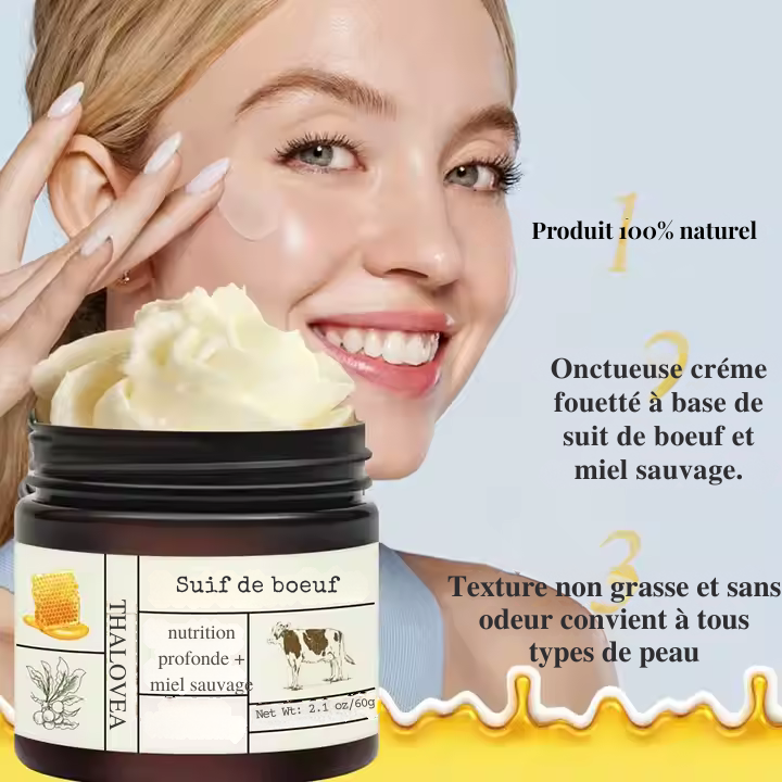 TALLOW Crème Fouettée Hydratante – Tallow Naturel – Thalovéa